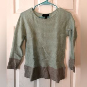 Charter club cashmere color block sweater